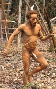 Papua-Kombai-kmen stromových lidí